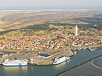 De haven van Terschelling. Foto: Beeldbank RWS.