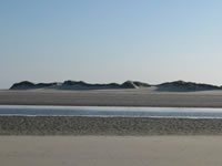 duinen op de oostpunt van Ameland.